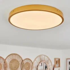 Plafonnier Broglen LED Laiton, 1 lumière