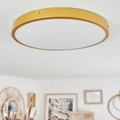 Plafonnier Broglen LED Laiton, 1 lumière