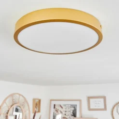 Plafonnier Broglen LED Laiton, 1 lumière