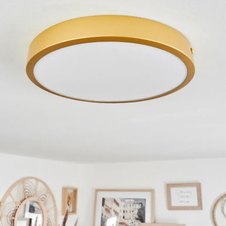 Plafonnier Broglen LED Laiton, 1 lumière