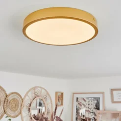 Plafonnier Broglen LED Laiton, 1 lumière