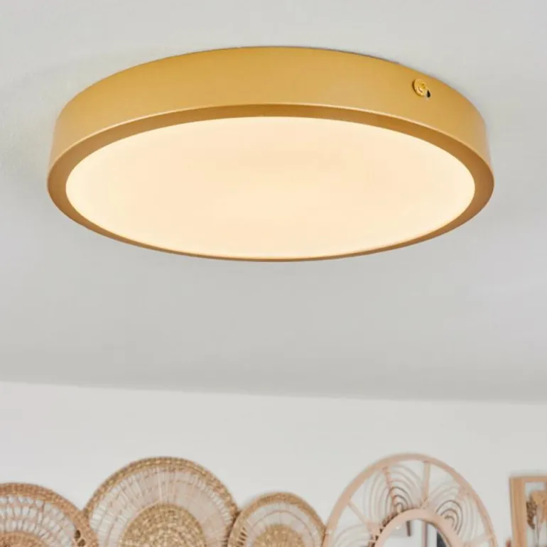 Plafonnier Broglen LED Laiton, 1 lumière