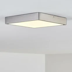Plafonnier Broglen LED Nickel mat, 1 lumière