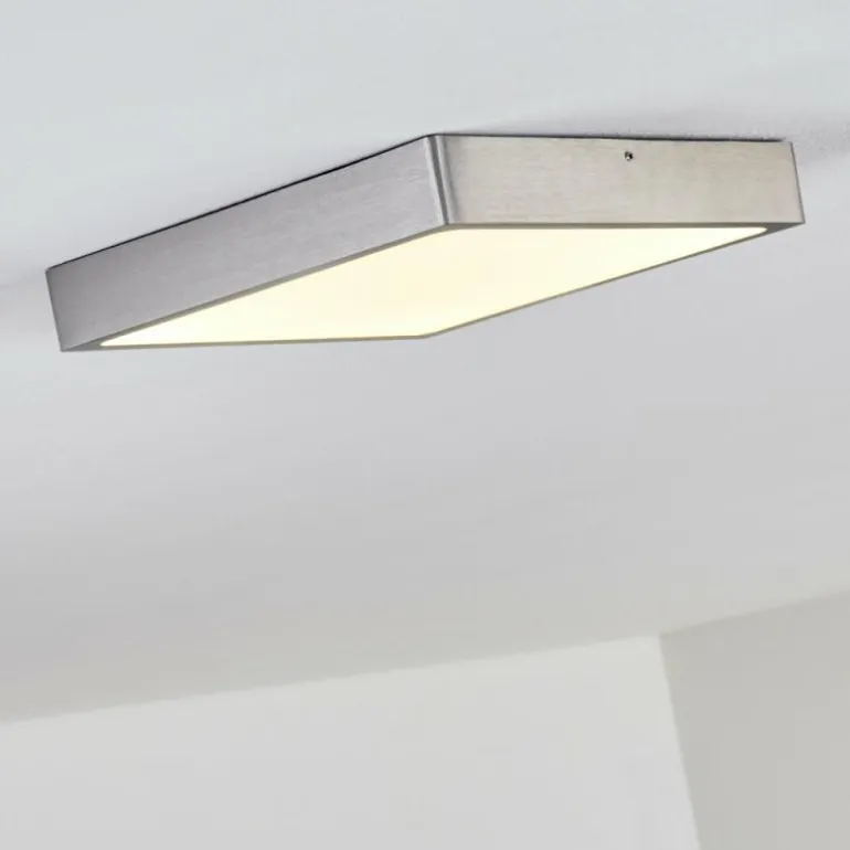 Plafonnier Broglen LED Nickel mat, 1 lumière