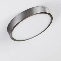 Plafonnier Broglen LED Nickel mat, 1 lumière