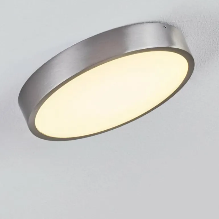 Plafonnier Broglen LED Nickel mat, 1 lumière