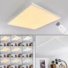 Plafonnier Buenaventura LED Blanc, 1 lumière, Télécommandes