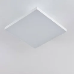 Plafonnier Buenaventura LED Blanc, 1 lumière, Télécommandes
