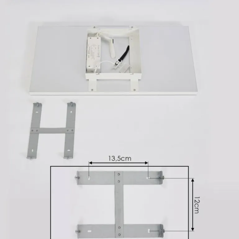 Plafonnier Buenaventura LED Blanc, 1 lumière, Télécommandes, Changeur de couleurs