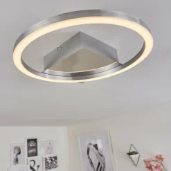 Plafonnier Buren LED Nickel mat, 1 lumière