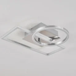 Plafonnier Buren LED Nickel mat, 1 lumière