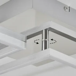 Plafonnier Buren LED Nickel mat, 1 lumière