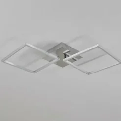 Plafonnier Buren LED Nickel mat, 1 lumière
