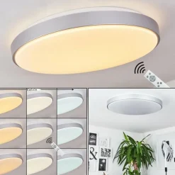 Plafonnier Buris LED Blanc, 1 lumière
