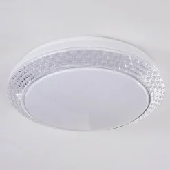 Plafonnier Burton LED Blanc, 1 lumière