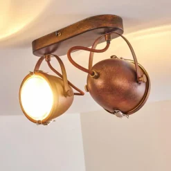 Plafonnier Butikon Rouille, 2 lumières