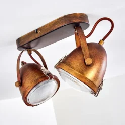 Plafonnier Butikon Rouille, 2 lumières