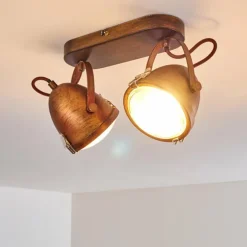 Plafonnier Butikon Rouille, 2 lumières
