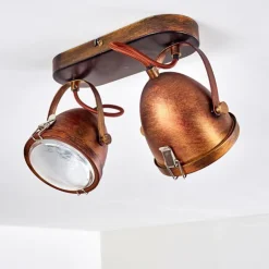Plafonnier Butikon Rouille, 2 lumières