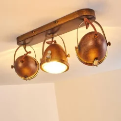 Plafonnier Butikon Rouille, 3 lumières