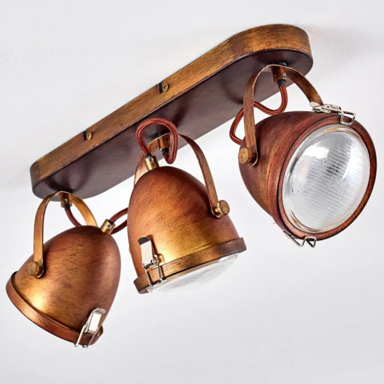 Plafonnier Butikon Rouille, 3 lumières