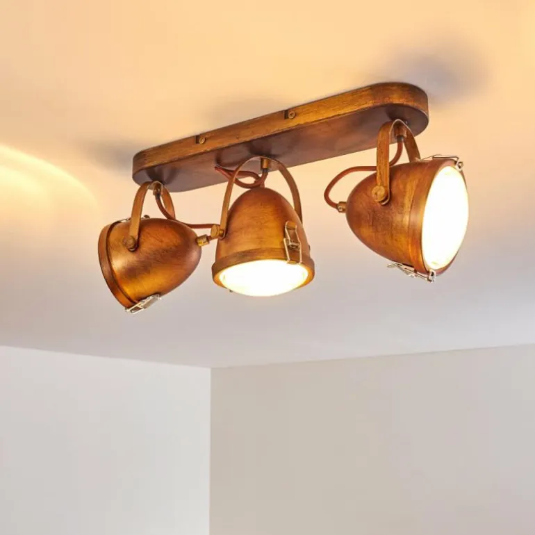 Plafonnier Butikon Rouille, 3 lumières