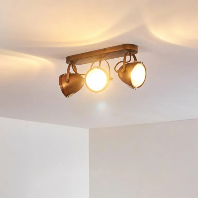 Plafonnier Butikon Rouille, 3 lumières