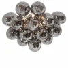 Plafonnier By Rydens Gross Gris, 6 lumières