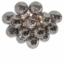 Plafonnier By Rydens Gross Gris, 6 lumières