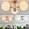 Plafonnier Cabalonga Nickel mat, 3 lumières