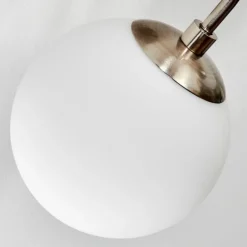 Plafonnier Cabalonga Nickel mat, 3 lumières