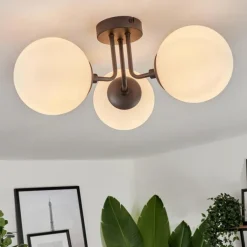 Plafonnier Cabalonga Noir, 3 lumières