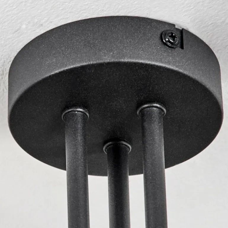 Plafonnier Cabalonga Noir, 3 lumières