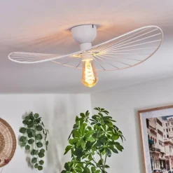 Plafonnier Cacor Blanc, 1 lumière