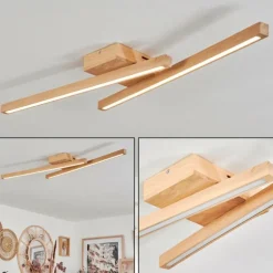 Plafonnier Cajas LED Écru, 2 lumières