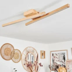Plafonnier Cajas LED Écru, 2 lumières