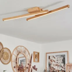 Plafonnier Cajas LED Écru, 2 lumières