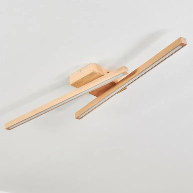 Plafonnier Cajas LED Écru, 2 lumières