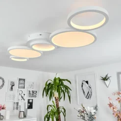 Plafonnier Carabajal LED Blanc, 1 lumière