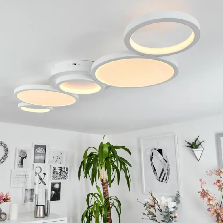 Plafonnier Carabajal LED Blanc, 1 lumière