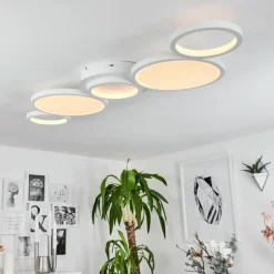 Plafonnier Carabajal LED Blanc, 1 lumière