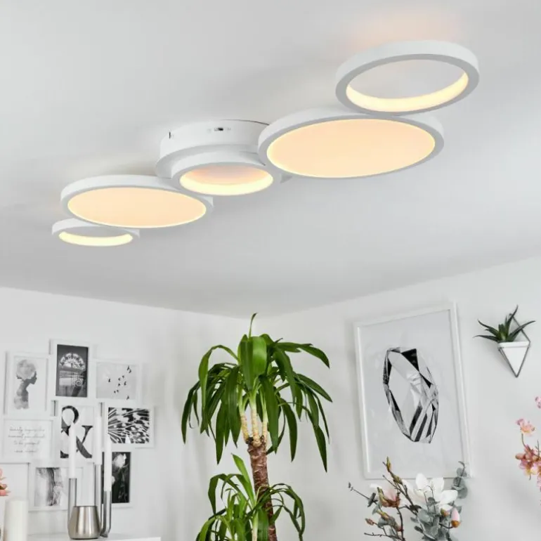 Plafonnier Carabajal LED Blanc, 1 lumière