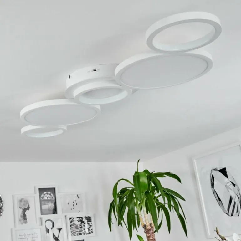 Plafonnier Carabajal LED Blanc, 1 lumière