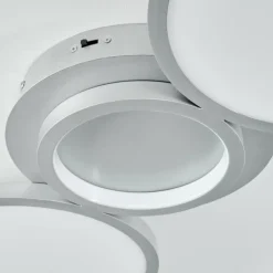 Plafonnier Carabajal LED Titane, 1 lumière
