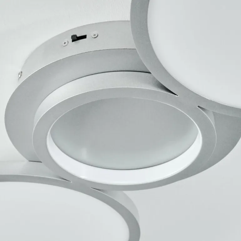 Plafonnier Carabajal LED Titane, 1 lumière