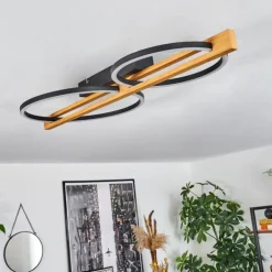 Plafonnier Carcano LED Brun, Noir, 2 lumières