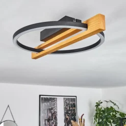 Plafonnier Carcano LED Écru, Noir, 1 lumière