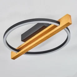 Plafonnier Carcano LED Écru, Noir, 1 lumière