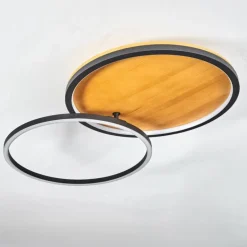 Plafonnier Cardozo LED Écru, Noir, 1 lumière