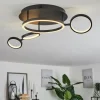 Plafonnier Carrisito LED Noir, 1 lumière